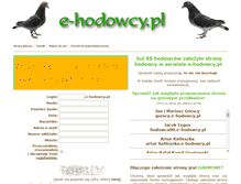 Tablet Screenshot of e-hodowcy.pl